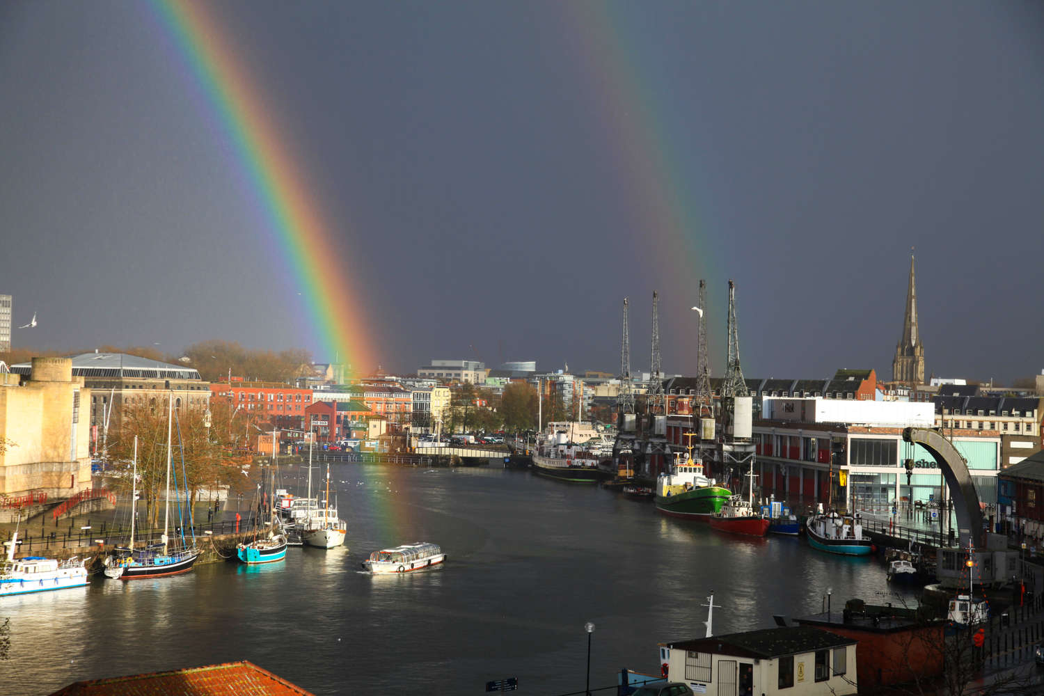 Bristol Harbour - rainbow