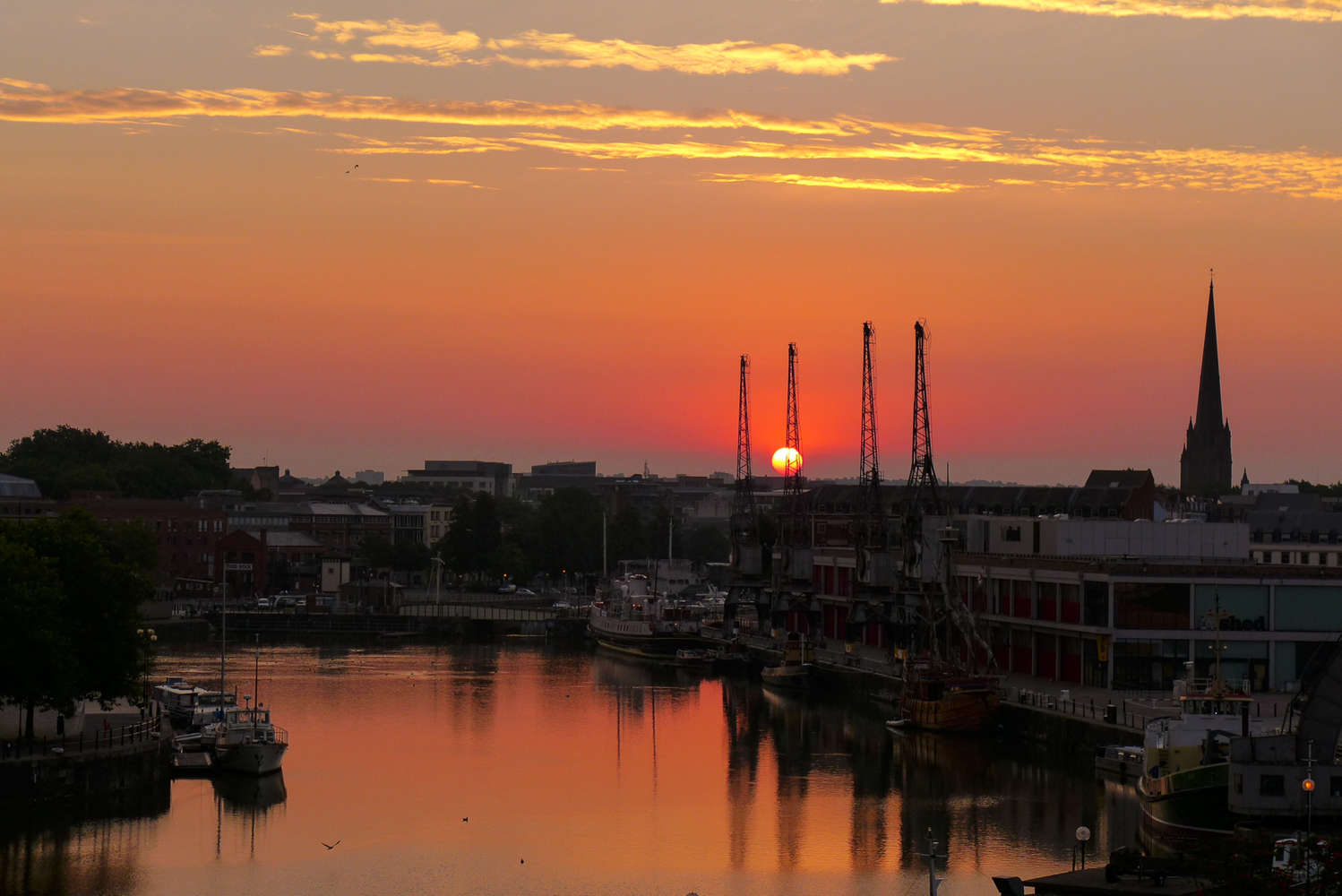 Bristol Harbour sunrise
