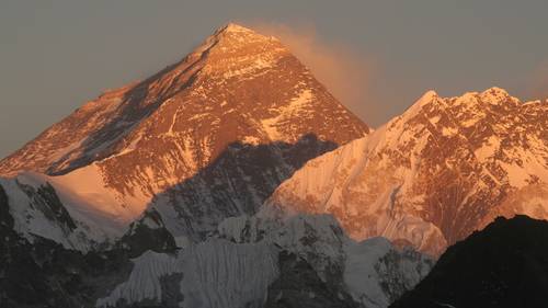 Everest sunset from Gokyo Ri Everest sunset from Gokyo Ri
