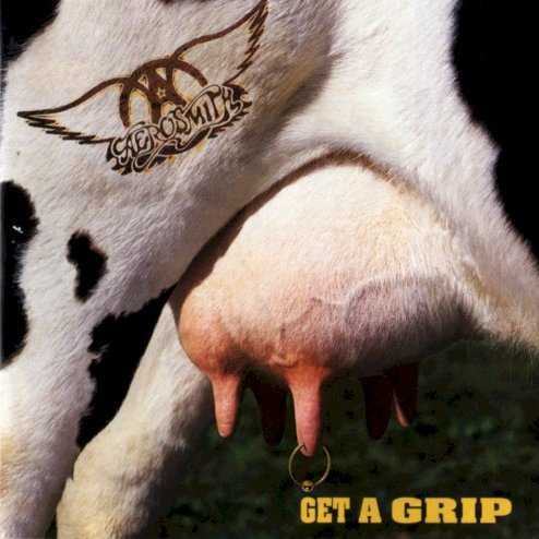 Allmusic album Review : Coming on the heels of the commercially and artistically successful Pump, the fitfully entertaining Get a Grip pales against its predecessors musical diversity. But its not for lack of trying. In fact, Aerosmith try too hard, making a stab at social commentary ("Livin on the Edge") while keeping adolescent fans in their corner with their trademark raunch-rock ("Get a Grip" and "Eat the Rich"), as well as having radio-ready hit ballads ("Cryin," "Amazing," and "Crazy"). The problem is, its a studied performance -- it sounds like what an Aerosmith album should sound like. Most of the album sounds good; its just that there isnt much beneath the surface. get_a_grip