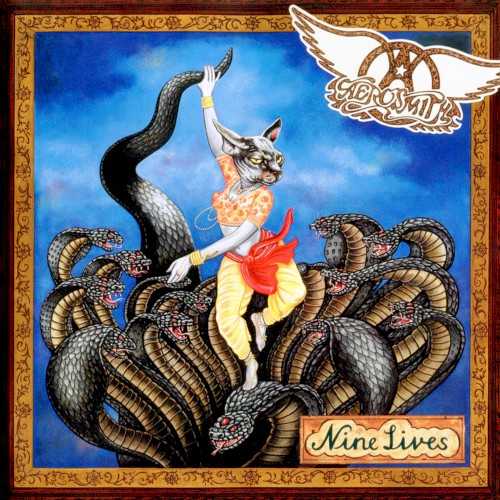 Allmusic album Review : Aerosmith signed a multi-million-dollar contract with Columbia Records before they had completed their deal with Geffen, which meant that a lot was riding on their Columbia debut, Nine Lives, when it was finally delivered in 1997. During recording, the band nearly broke up, and they worked with a number of producers -- including Glen Ballard, the man behind Alanis Morissette -- before settling on Kevin Shirley, an in-house producer responsible for Silverchair and Journey. Perhaps thats the reason why Nine Lives sounds so calculated, as if it was assembled by a band trying to sound like Aerosmith. In a sense, it is -- not one of the 13 songs were written without the assistance of professional songwriters. Of course, some of the best moments of Pump and Permanent Vacation were also written with professionals, but they had an appealing, slick surface that made them infectious. Nine Lives, in contrast, is overlabored, with Aerosmith making a conscious effort to sound hip and vibrant, which ironically simply makes them sound tired. Not only are the performances perfunctory, but the songs arent catchy -- no matter how hard it tries, "Falling in Love (Is Hard on the Knees)" never develops a hook, and it is not an exception. A handful of cuts approximate the raunchy appeal of prime Aerosmith, but Nine Lives is hardly the triumphant comeback it should have been. nine_lives