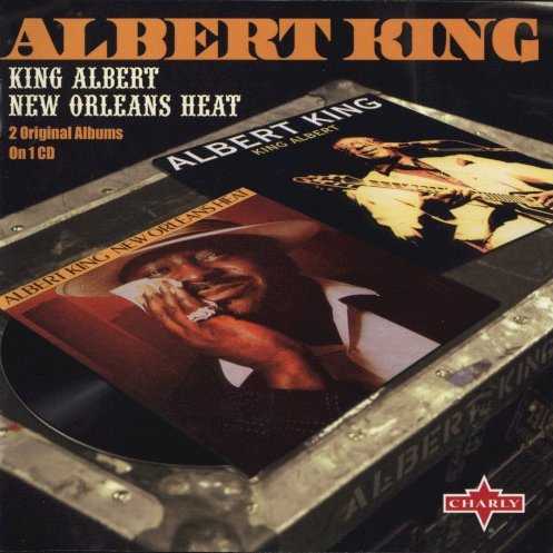 Allmusic album Review : This reissue on the Charly label features a pair of LPs by Albert King: King Albert and New Orleans Heat, originally issued on Tomato in 1977 and 1978. Highlights among the 17 tracks include reworkings of such classics as "You Upset Me Babe," "Call My Job," and "Born Under a Bad Sign." king_albert_new_orleans_heat