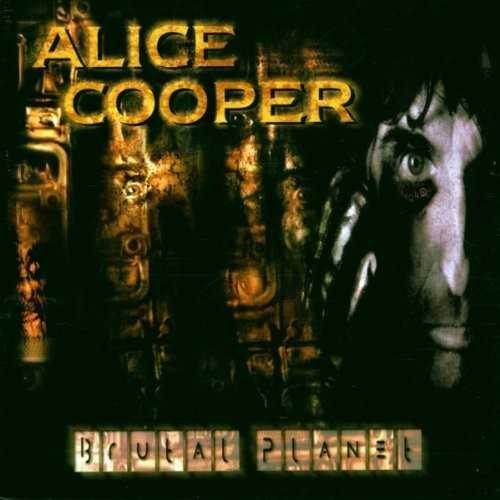 Allmusic album Review : For the Alice Cooper fans who feel his output was spotty before and after the 1989 classic Trash on Epic, Brutal Planet is a cause to rejoice. It is a solid hard rock offering. Cooper is in great voice, and he sounds mean and spirited. The title track would be a blessing on radio today. It has great bottom, sizzling guitars, and wonderful backing vocalists. The most impressive thing about this album is Coopers lyrics. "Sanctuary" could be Lou Reed meets Deep Purple in their heyday. Back in 1987 Cooper performed with an unruly band all over the map. It was very uncomfortable and a far cry from his heyday of "Im 18" and "Under My Wheels": guitars too loud, and an artist obviously struggling with his personal demons.<br><br> This disc rocks hard with hooks galore and is delivered with the intensity of a Mike Tyson punch, double entendre fully intended. "Wicked Young Men" continues the thump thump brigade of this fine album. Cooper is now being a bad boy with sophisticated lyrics. "I am a vicious young man" sounds like the soundtrack to A Clockwork Orange II: the aforementioned street lingo of Reed and Springsteen turned up a notch. "Ive got every kind of chemical pumping through my head/I read Mein Kempf daily just to keep my hatred fed/I never ever sleep, I just lay in my bed/dreaming of the day when everyone is dead."<br><br> Cooper is ready to exterminate everyone and everything. And though listeners who love Alice Cooper know its all tongue in cheek, the bigger picture is that a known artist has created a very studied, very calculated, and very electric compact disc. It works on so many levels, and how many listeners had written Cooper off? There may be no song here that will brand itself into the consciousness as "Schools Out" or "Elected" did, but those were different times. This is more powerful than most rap. It is direct. It is hard hitting. It is Alice Cooper at his most absolute sinister. Burt Reynolds said that "nothing plays as good as an old Stradivarius" and Alice Cooper proves that saying true. He has created a splash of cold water that could rip radio wide open if given the chance. In "Blow Me a Kiss," Alice sings "blow me away... Im in my room... Im Dr. Doom... Im not me, Im someone else." Where has Cooper been hiding these lyrics all these years? brutal_planet