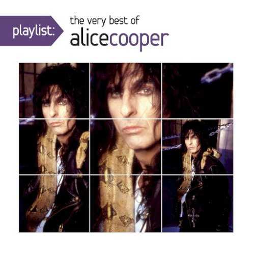 Allmusic album Review : Playlist: The Very Best of Alice Cooper, the original shock rockers entry into the budget-priced Playlist series, features usual suspects like "Im Eighteen," "Billion Dollar Babies," "No More Mr. Nice Guy," "Only Women Bleed," and "Schools Out," except unlike better, more comprehensive collections, all of the aforementioned tracks are live. In fact, Playlist is nearly an exact replica of 1995s budget-priced Classicks, which featured studio cuts from the late-80s and early-90s like "Poison" and "Hey Stoopid," mixed in with live version of early hits. Listeners looking for something a little more stable would be better off with Rhinos Mascara & Monsters: The Best of Alice Cooper. playlist_the_very_best_of_alice_cooper