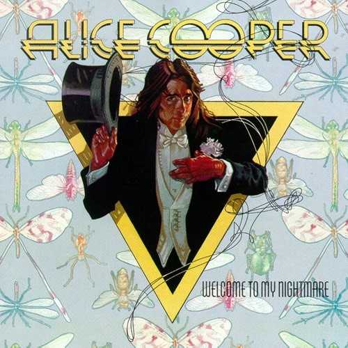 Allmusic album Review : With the 1974 disintegration of the original Alice Cooper group, Alice was free to launch a solo career. He wisely decided to re-enlist the services of Bob Ezrin for his solo debut, Welcome to My Nightmare, which was a concept album tied into the story line of the highly theatrical concert tour he launched soon after the albums release. While the music lost most of the gritty edge of the original AC lineup, Welcome to My Nightmare remains Alices best solo effort -- while some tracks stray from his expected hard rock direction, theres plenty of fist-pumping rock to go around. The disco-flavored, album-opening title track would be reworked on the stage as more of a hard rock tune, while "Some Folks" dips into cabaret territory, and "Only Women Bleed" is a sensitive ballad that became a Top Ten hit. But the rockers serve as the albums foundation -- "Devils Food," "The Black Widow," "Department of Youth," and "Cold Ethyl" are all standouts, as is the more tranquil yet eerie epic "Steven." Despite this promising start to Coopers solo career, the majority of his subsequent releases were often not as focused and were of varying quality. welcome_to_my_nightmare