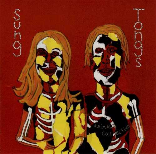Allmusic album Review : On Sung Tongs, their first record distributed by FatCat, the two-man Animal Collective come on like sun-scorched acid eaters gathered around the campfire, strumming and grinning while they weave their material out of cyclical singalongs and tight harmonies. Surprisingly, both for fans as well as new additions, that marks a much more accessible sound for a group that had previously probed the outer limits of prog and psychedelia. (Still, back to basics is the right place for a collective that released three albums in 2003.) Immediately called to mind here are the Holy Modal Rounders and, to a lesser extent, the Incredible String Band. While Animal Collective certainly dont share the intimate knowledge of folk music or the expert musicianship of the Holy Modals or the ISB, they do understand the importance of repetition in reaching altered states, and they indulge in many naturalistic post-production enhancements to get there. "Leaf House" and "Who Could Win a Rabbit" open the record with a cozy atmosphere created from soaring harmonies and Beach Boys-type bungalow percussion. From there, with only a few exceptions, Sung Tongs devolves into the loosest of jam sessions, a midsummer nights dream of pixilated picking in similar company with the lengthy mid-album interlude ("Green Typewriters") during the Olivia Tremor Controls Dusk at Cubist Castle. Although the duo didnt record nearly enough material to justify checking out quite so soon, Sung Tongs is a striking record, a breath of fresh air within experimentalist indie rock. sung_tongs