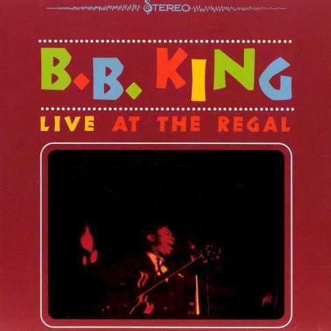 Allmusic album Review : B.B. King is not only a timeless singer and guitarist, hes also a natural-born entertainer, and on Live at the Regal the listener is treated to an exhibition of all three of his talents. Over percolating horn hits and rolling shuffles, King treats an enthusiastic audience (at some points, they shriek after he delivers each line) to a collection of some of his greatest hits. The backing band is razor-sharp, picking up the leaders cues with almost telepathic accuracy. Kings voice is rarely in this fine of form, shifting effortlessly between his falsetto and his regular range, hitting the microphone hard for gritty emphasis and backing off in moments of almost intimate tenderness. Nowhere is this more evident than at the climax of "How Blue Can You Get," where the Chicago venue threatens to explode at Kings prompting. Of course, the masters guitar is all over this record, and his playing here is among the best in his long career. Displaying a jazz sensibility, Kings lines are sophisticated without losing their grit. More than anything else, Live at the Regal is a textbook example of how to set up a live performance. Talking to the crowd, setting up the tunes with a vignette, King is the consummate entertainer. Live at the Regal is an absolutely necessary acquisition for fans of B.B. King or blues music in general. A high point, perhaps even the high point, for uptown blues. live_at_the_regal