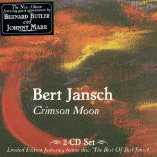 Allmusic album Review : Bert Jansch was 60 years old and celebrating the 35th anniversary of his first album when Crimson Moon was released in 2000, and although many critics termed it a comeback set, it was essentially Jansch doing what he has been doing all along, with a few embellishments. Like every other Jansch album, Crimson Moon centers around his amazing acoustic guitar playing and his limited, but disarmingly natural and sincere sounding vocals, and if having Johnny Marr and Bernard Butler along on electric guitar made it seem like this was a major change of direction for Jansch, it really wasnt, since Marrs and Butlers contributions are mostly atmospheric and non-intrusive. Jansch is doing here what he always does. He sings about being on the road, tackles a traditional ballad or two, works in some blues, and plays the acoustic guitar with the sensibility and touch of a jazz horn player. Highlights include the opening track, "Caledonia," the title tune, "Crimson Moon," an ambient take on the Appalachian murder ballad "Omie Wise," and covers of Robin Williamsons "October Song" and Guy Mitchells "Singing the Blues." Janschs son Adam plays bass on a couple tracks here, while his daughter Loren sings the lead vocal on "My Donald." Crimson Moon is not so much a return to form for Jansch as a continuation of it, and his many admirers will find this album to be wonderfully familiar. crimson_moon