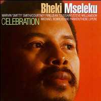 Allmusic album Review : South African pianist Bheki Mseleku has been a familiar name in Englands jazz circles but, to date, has not recorded for any major or independent American label. This album, recorded mostly in London in 1991, has now been issued domestically by Rounder. While his percussive, slashing style is reminiscent of McCoy Tyner and Don Pullen, he has his own voicings, phrasing, rhythmic drive, and sound. A corps of talented saxophonists handle frontline duties, among them Courtney Pine, Jean Toussaint, and Steve Williamson. celebration