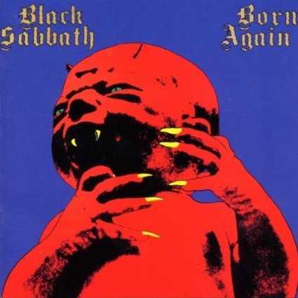 Allmusic album Review : The idea sure looked good on paper, but when former Deep Purple frontman Ian Gillan joined Black Sabbath for 1983s dreadful Born Again album, the grim reality was that Gillans bluesy vocal style and oftentimes humorous lyrics were completely incompatible with the lords of doom and gloom. Widely deemed the bands creative nadir (although a few later efforts like Cross Purposes and Forbidden give it a run for its money), Born Again also featured one of the worst album covers ever (its been voted!), and the subsequent world tour was so troubled and tragicomic that the bands Stonehenge stage set wound up serving as inspiration for the ultimate rock & roll spoof movie, This Is Spinal Tap, when it was discovered to be too large to fit inside most venues! Born Agains equally atrocious "production" leaves one with the distinct impression that, in a misguided attempt to record the heaviest album ever, Black Sabbath came away with the muddiest instead. Among the smoking ruins that pass for its songs, one might find it possible to appreciate Gillans trademarked double entendres on "Disturbing the Priest," pick out a decent melody within the messy title track, and get down to some mercifully straightforward headbanging with "Digital Bitch" and the albums lone classic, "Trashed." But the remaining detritus, composed of embarrassing numbers like "Zero the Hero," "Hot Line," and "Keep It Warm" and pointless sound effect interludes "Stonehenge" and "The Dark," is simply beyond painful. By comparison, even the barely-recognizable-as-Sabbath material found on 1986s belated comeback, Seventh Star -- originally planned as a Tony Iommi solo effort, to be fair -- sounds pretty damn good. But by then, Black Sabbaths greatly anticipated association with Ian Gillan had gone down as one of heavy metals all-time greatest disappointments, and nearly killed the genres founding fathers in the process. born_again