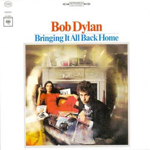 Allmusic album Review : With Another Side of Bob Dylan, Dylan had begun pushing past folk, and with Bringing It All Back Home, he exploded the boundaries, producing an album of boundless imagination and skill. And its not just that he went electric, either, rocking hard on "Subterranean Homesick Blues," "Maggies Farm," and "Outlaw Blues"; its that hes exploding with imagination throughout the record. After all, the music on its second side -- the nominal folk songs -- derive from the same vantage point as the rockers, leaving traditional folk concerns behind and delving deep into the personal. And this isnt just introspection, either, since the surreal paranoia on "Its Alright, Ma (Im Only Bleeding)" and the whimsical poetry of "Mr. Tambourine Man" are individual, yet not personal. And thats just the tip of the iceberg, really, as he writes uncommonly beautiful love songs ("She Belongs to Me," "Love Minus Zero/No Limit") that sit alongside uncommonly funny fantasias ("On the Road Again," "Bob Dylans 115th Dream"). This is the point where Dylan eclipses any conventional sense of folk and rewrites the rules of rock, making it safe for personal expression and poetry, not only making words mean as much as the music, but making the music an extension of the words. A truly remarkable album. bringing_it_all_back_home