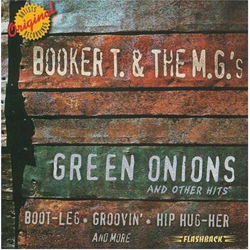 Allmusic album Review : If theres a problem with this collection, Best of Booker T. & the MGs, its that its way too short. One would be hard up to quibble with the main selections here, because tracks like "Green Onions," "Hip Hug-Her," "Soul Dressing," "Chinese Checkers," and the "Green Onions" sequel "Mo Onions" are all vintage Booker T. & the MGs sides, full of that greasy precision that makes them the best-ever instrumental soul band. This band is so good, however, that a best-of collection with only ten cuts just seems criminally brief. green_onions_and_other_hits