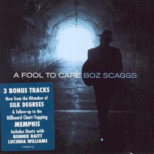 Allmusic album Review : Boz Scaggs follows 2013s killer Memphis with a second Tennessee album. A Fool to Care was recorded over four days with producer/drummer Steve Jordan and a core band of guitarist Ray Parker, Jr. and bassist Willie Weeks at Nashvilles Blackbird Studio. These 12 songs are primarily covers that reflect various sources, the most prevalent among them being R&B; and soul. The band is augmented occasionally with strings, horns, and Music City luminaries including guitarists Reggie Young and Al Anderson and pedal steel boss Paul Franklin. Simply put, there is no filler here -- virtually every song is a highlight. The opener is a swaggering, horn-drenched presentation of Dorothy LaBostrie and McKinley Millets "Rich Woman." Scaggs reading is inspired by Lil Millet & His Creoles 1955 version more than Canned Heats or Robert Plant and Alison Krauss. The title track was cut as a country swing tune by author Ted Daffan in 1940. Scaggs reads it through the New Orleans R&B; of Fats Domino. And speaking of NOLA, Bobby Charles and Rick Dankos "Small Town Talk" is executed flawlessly with slippery breaks by Jordan and a simmering B-3 by Jim Cox. "Hell to Pay" is an original, a badass blues driven by Weeks funky upright bass. Sung in duet with Bonnie Raitt (who also plays mean slide here), Scaggs takes an all too rare guitar solo. "Last Tango on 16th Street" melds Carlos Gardel, West Coast jazz, and Brechtian drama. Scaggs delivery is full of restrained empathy, not pity. His version of Richard Hawleys otherworldly waltz "Theres a Storm a Comin" features Franklins pedal steel crying amid accordion, bass, bump organ, and B-3. It is an elegant outlier here. Scaggs offers Curtis Mayfields "Im So Proud" with an expressive falsetto that would make the composer proud. Huey P. Smiths 1958 classic "High Blood Pressure" is rendered raw, ragged, and raucous. That shimmering falsetto returns to Memphis in a grooving version of Al Greens "Full of Fire" before slipping toward smooth Philly soul with a gorgeous take on the Spinners 1974 classic "Love Dont Love Nobody." But Scaggs saves the very best for last. He teams with Lucinda Williams for Richard Manuels (the Band) "Whispering Pines." Franklins steel returns in a breezy, warm, atmospheric arrangement that relies on the depth in Jordans floor tom-toms. The contrast between Williams bluesy, grainy contralto and Scaggs soul-basted croon underscores the wrenching heartbreak in the lyric. Ultimately, A Fool to Care is not only a companion to Memphis, but also to 1997s Come on Home and his earliest (pre-Silk Degrees) sides. Scaggs voice is unmarked by time. Whether singing new or old songs, he presents them in the moment as living, breathing entities. He remains a song interpreter who has few -- if any -- peers. a_fool_to_care