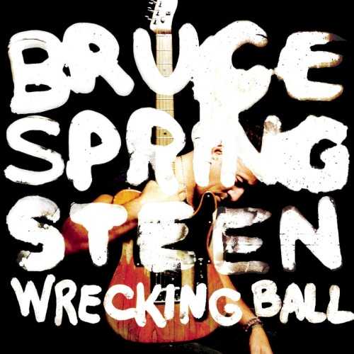 Allmusic album Review : Heavy lies the crown on Bruce Springsteens head. Alone among his generation -- or any subsequent generation, actually -- he has shouldered the burden of telling the stories of the downtrodden in the new millennium, a class whose numbers increase by the year, a fact that weighs on Springsteen throughout 2012s Wrecking Ball. Such heavy-hearted rumination is not unusual for the Boss. Ever since The Rising, his 2002 return to action, a record deliberately tailored to address the lingering anger and sorrow from 9/11, Springsteen has eschewed the frivolous in favor of the weighty, escalating his dry, dusty folk and operatic rock in tandem, all in hopes of pushing the plight of the forgotten into public consciousness. Each of his five albums since The Rising have been tailored for the specific political moment -- Devils & Dust ruminated over forgotten Americans in the wake of the Iraq war; We Shall Overcome: The Seeger Sessions was an election year rallying call; Magic struggled to find meaning in these hard times; Working on a Dream saw hope in the dawning days of Obama -- and it’s no mistake that Wrecking Ball fuses elements of all four into an election year state of the union: Bruce is taking stock of where we are and how we’ve gotten here, urging us to push forward. If that sounds a bit haughty, it also plays that way. Springsteen has systematically removed any element of fun -- "Mary’s Place" is the only original in the past decade that could be called a party song -- along with all the romance or any element of confessional songwriting. He has adopted the mantle of the troubadour and oral historian, telling tales of the forgotten and punctuating them with rallying calls to action. Wrecking Ball contains more of the latter than any of its predecessors, summoning the masses to rise up against fatcat bankers set to singalongs lifted from Seeger. Theres an unshakable collectivist hootenanny feel on Wrecking Ball, not to mention allusions to gospel including a borrowed refrain from "This Train," but Springsteen takes pains to have the music feel modern, inviting Tom Morello to do aural paintings with his guitar, threading some trip-hop rhythms into the mix, and finding space for a guest rap on "Rocky Ground." As admirable as the intent is, the splices between old-fashioned folk protests and dour modernity become too apparent, possibly because theres so little room to breathe on the album -- the last recorded appearance of Clarence Clemons helps lift "Land of Hope and Dreams" above the rest -- possibly because the message has been placed before the music. Springsteen is so focused on preaching against creeping inequality in the U.S. that hes wound up honing his words and not his music, letting the big-footed stomps and melancholy strumming play second fiddle to the stories. Consequently, Wrecking Ball feels cumbersome and top heavy, Springsteen sacrificing impassioned rage in favor of explaining his intentions too clearly. wrecking_ball