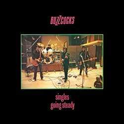 Allmusic album Review : If Never Mind the Bollocks and London Calling are held up as punk masterpieces, then theres no question that Singles Going Steady belongs alongside them. In fact, the slew of astonishing seven-inches collected on Steady and their influence on future musicians - punk or otherwise -- sometimes even betters more famous efforts. The title and artwork alone (the latter itself partially inspired by the Beatles Let it Be) have been parodied or referred to by Halo of Flies and Don Caballero, which titled its own singles comp Singles Breaking Up. As for the music, anybody who ever combined full-blast rock, catchy melodies and romantic and social anxieties owes something to what the classic quartet did here. The deservedly well-known masterpiece "Ever Fallen in Love" appears along with Love Bites "Just Lust," but the remaining tracks originally appeared only as individual A and B-sides, making this collection all the more essential. The earlier numbers showcase a band bursting with energy and wicked humor - the tongue-in-cheek "Orgasm Addict," details the adventures of a sex freak with a ridiculous fake orgasm vocal break to boot. However, the slightly more serious but no less frenetic singles are equally enthralling. "What Do I Get?" with its pained cry about lacking love, the deeply cynical "Everybodys Happy Nowadays" and Diggles roaring "Harmony in My Head" are just three highlights on an album made of them. The final songs show the band incorporating their more adventuresome side into their singles, as with the slower, very Can-inspired "Why Cant I Touch It?," the semi-jokey stop-start thrash "Noise Annoys," and the Murphys Law worries of "Somethings Gone Wrong Again." singles_going_steady