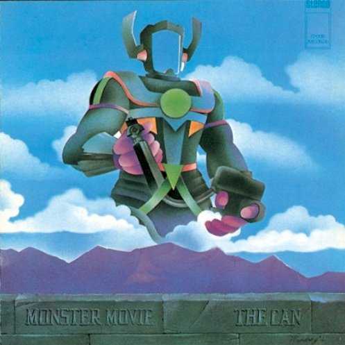 Allmusic album Review : Though Monster Movie was the first full-length album in what would become a sprawling and often genre-defining discography, Can were on a level well ahead of the curve even in their most formative days. Recorded and released in 1969, Monster Movie bears many of the trademarks that Can would explore as they went on, as well as elements that would set the scene for the burgeoning Krautrock movement. This would be the only album Cans first singer Malcolm Mooney would sing the entirety of, as he was replaced by Damo Suzuki by the time of 1970s Soundtracks, leaving the band after going through a highly unstable time. Mooney was known for his erratic ways, and some of that mania undoubtedly comes through here, with his caterwauling howls on the unexpectedly garage-influenced "Outside My Door" as well as the sung-spoken pseudo-poetry rants of album opener "Father Cannot Yell." Riding a particularly Velvet Underground vibe, "Father Cannot Yell" sounds like post-punk before punk even existed. Irmin Schmidts brittle keyboard squalls and dissonant rhythms and Mooneys buried recitations predated the Fall, Swell Maps, the noise scene, and generations of difficult sound by years and in some cases decades. Holger Czukays pensive basslines are also an already distinctive calling card of the band on this debut, providing a steadfast glue for the barrages of noisy tones, edits, and pulses the record offers from all angles. The 20-minute album closer "Yoo Doo Right" is an enormous highlight, cementing the locked-in hypnotic exploration Can would extrapolate on for the rest of their time and come to be known for. Mooneys raspy vocals range from whispery incantations to throaty rock & roll shouts, building with the band into an almost mantra-level meditation as the song repeats its patterns and multi-layered grooves into what feels like infinity. Legend has it that the final side-long version of the song was edited down from a six-hour recording session focusing on that tune alone. Given the level of commitment to experimentation Can would go on to show, its not hard to believe theyd play one song for six hours to find its core, nor is it unfathomable that Monster Movie was the more accessible album they recorded after their first attempts were deemed too out there to be commercially released. Even in their earliest phases, Can were making their name by blowing away all expectations and notions that rock & roll had limits of any kind. monster_movie