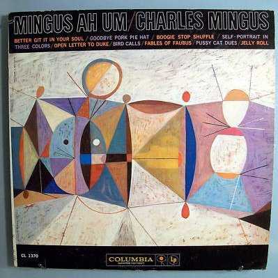 Allmusic album Review : Charles Mingus debut for Columbia, Mingus Ah Um is a stunning summation of the bassists talents and probably the best reference point for beginners. While theres also a strong case for The Black Saint and the Sinner Lady as his best work overall, it lacks Ah Ums immediate accessibility and brilliantly sculpted individual tunes. Mingus compositions and arrangements were always extremely focused, assimilating individual spontaneity into a firm consistency of mood, and that approach reaches an ultra-tight zenith on Mingus Ah Um. The band includes longtime Mingus stalwarts already well versed in his music, like saxophonists John Handy, Shafi Hadi, and Booker Ervin; trombonists Jimmy Knepper and Willie Dennis; pianist Horace Parlan; and drummer Dannie Richmond. Their razor-sharp performances tie together what may well be Mingus greatest, most emotionally varied set of compositions. At least three became instant classics, starting with the irrepressible spiritual exuberance of signature tune "Better Get It in Your Soul," taken in a hard-charging 6/8 and punctuated by joyous gospel shouts. "Goodbye Pork Pie Hat" is a slow, graceful elegy for Lester Young, who died not long before the sessions. The sharply contrasting "Fables of Faubus" is a savage mockery of segregationist Arkansas governor Orval Faubus, portrayed musically as a bumbling vaudeville clown (the scathing lyrics, censored by skittish executives, can be heard on Charles Mingus Presents Charles Mingus). The underrated "Boogie Stop Shuffle" is bursting with aggressive swing, and elsewhere there are tributes to Mingus most revered influences: "Open Letter to Duke" is inspired by Duke Ellington and "Jelly Roll" is an idiosyncratic yet affectionate nod to jazzs first great composer, Jelly Roll Morton. It simply isnt possible to single out one Mingus album as definitive, but Mingus Ah Um comes the closest. mingus_ah_um
