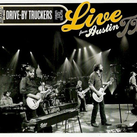Allmusic album Review : With a name that sounds more like a joke theyve outgrown with each passing year and a willingness to assume the voice of the frankly damaged and lower class in their songs, the Drive-By Truckers havent earned a reputation as an especially smart band, fine as their body of work has been. But if you want to get a clear picture of just how sharp this band really is, picking up Live from Austin TX will do the trick. The album was recorded during a September 2008 taping of the long-running PBS music series Austin City Limits, and you might expect that a band as rowdy and hard rockin as the DBTs would roll in and blow the doors off the joint. But it turns out theyre more clever than that, and this set carefully builds from the low-key opening of "Perfect Timing" and "Heathens" through the working-class rage of "Three Dimes Down" and "Puttin People on the Moon" to the rave-up finale of "Let There Be Rock" and "Marry Me" that gives joyous release to the broad array of emotions and ideas that cross the stage. Patterson Hood is usually said to be the Drive-By Truckers leader, but this set gives Mike Cooley and Shonna Tucker room to shine bright before the lead vocal mike, and the ensemble playing of this band is something to see, especially John Neffs tasteful pedal steel and guitar work, Jay Gonzalezs subtle but perfectly punctuated keyboards, and Brad Morgans strong and imaginative drumming. When Hood, Cooley, and Neff lock their guitars together, they can summon up enough power to rival their boyhood heroes Lynyrd Skynyrd without suggesting theyre mimicking them, and while "18 Wheels of Love" clearly dates from this bands pre-Southern Rock Opera juvenilia period, Hoods long spoken intro is the work of a master showman. ("The Living Bubba," also included here, is a much stronger tune from the bands early days and one of the few first-rate rock songs about AIDS and its consequences.) Simply put, Live from Austin TX is a terrific show from one of the best and bravest American bands at work today, and the truth is you cant make music this good if youre not pretty smart -- listen and youll see. live_from_austin_tx