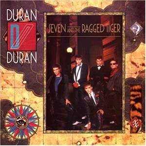 Allmusic album Review : Despite the fact that Seven and the Ragged Tiger couldnt match the unrestrained pop/rock ebullience of 1982s Rio, Duran Duran put three of the albums singles in the Top Ten, taking it to number one in the U.K. Even though "The Reflex" gave the band their first number one hit, theres an overabundance of fancy glitz and dancefloor flamboyancy running through it, unlike "New Moon on Monday"s straight-ahead appeal or "Union of the Snake"s mysterious, almost taboo flair. Its apparent that Seven and the Ragged Tigers content has the band moving ever so slightly into a danceclub arena, with the songs leaning more toward their ability to produce a sexier sound through electronics and instrumentation than through a firm lyrical and musical partnership. Even the unreleased tracks trade Duran Durans handsome edginess for a shinier sound, heard mainly on "I Take the Dice" and "Cracks in the Pavement." Its here that Lebon and Taylors personalities begins to get overshadowed by the demand to produce a more synth-snazzy and fashionable style of music. Although they may have turned their songwriting down a notch in order to succumb to the pabulum of synthesized pop, they didnt relinquish every aspect of their genius, and when they do deliver, its bright, energetic, and effectual. Duran Durans new direction eventually gave Seven and the Ragged Tiger double platinum status. seven_and_the_ragged_tiger