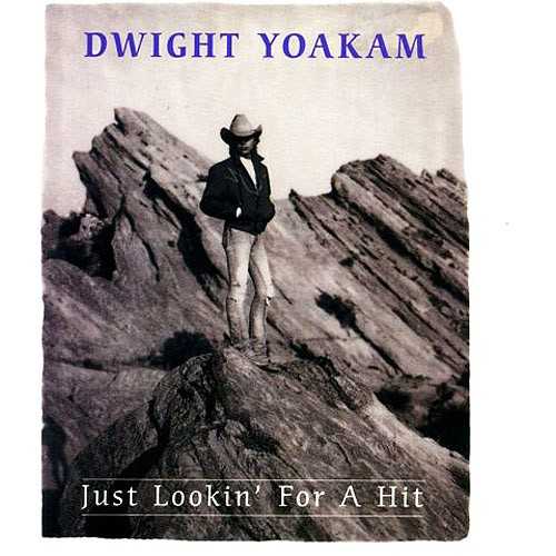 Allmusic album Review : Released in 1989 just three years after his debut, Just Lookin for a Hit may have been a bit premature for a greatest-hits album, but it did the trick and sold better than any album Dwight Yoakam had thus far issued. This set is chock-full of the definitive Dwight -- at the time -- from the opener, a hard rocking version of the Dave Alvin & the Blasters "Long White Cadillac," to his self-penned honky tonk soul jam "Little Ways," before moving into hardcore barroom twang with Johnny Hortons "Honky Tonk Man" and the rockabilly country kicker "I Got You." Just how closely Yoakam walked the line between hard country and soulful rockabilly is nowhere more evident than it is on his cover of Doc Pomus "Little Sister." Thankfully his theme "Guitars, Cadillacs" is here as is his duet with k.d. lang on Gram Parsons "Sin City." Add "I Sang Dixie," "Please, Please Baby," and his duet with Buck Owens on "Steets of Bakersfield." When one considers that these are merely highlights -- and some of them arguable choices -- from his first three records, the true value of Yoakam as a recording artist who single-handedly revitalized traditional country music becomes evident. This is a smoking hits collection but is only a taste of the treasures that lie within the individual albums themselves. just_lookin_for_a_hit