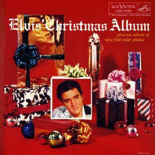 Allmusic album Review : Elvis 1957 original Christmas album is one of his most inspired early outings and the first time he tackled anything resembling a thematic concept. Split evenly between rockers and bluesy numbers like "Santa Claus Is Back in Town," "Blue Christmas," and "Santa Bring My Baby Back to Me," perennials like "White Christmas," "Ill Be Home for Christmas," and "Silent Night," and straight-ahead gospel favorites like "I Believe," "Peace in the Valley" and "Take My Hand, Precious Lord," the disc revealed a different side of the rocker for the first time on a public instead conditioned to expect something outrageous. One of the Kings shining moments, this is quite simply still one of the best holiday albums available. elvis_christmas_album