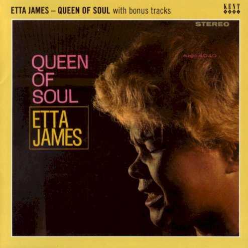 Allmusic album Review : In part because it didnt have any of her biggest hits, the 1964 album Queen of Soul is a relatively overlooked one in Etta James discography, even for an artist whose LPs werent all that well known. The ten songs are dependable early soul music, though the material isnt quite on the level of her best mid-60s work. "I Wish Someone Would Care" is about the best tune, but James was beaten to the punch on that score by Irma Thomas, who not only recorded the original and superior version, but also wrote the song. The one track to bear a James writing credit ("Bobby Is His Name," co-penned with Ed Townsend) is a pretty lightweight, almost teen pop-influenced number; "That Man Belongs Back Here with Me," co-composed by noted tunesmith Clint Ballard, is fair but not great pop-soul with a jazzy touch; "Flight 101" has a tinge of melodrama, though James typically strong vocal saves it. "Loving You More Every Day" has a satisfying blues-gospel feel, but much of this has dated orchestration, even the closing "Mellow Fellow," which has one of her trademark, throaty, drawn-out testifying openings. Perhaps some of the albums overall unevenness can be attributed to it having been taken from sessions done over a period of two years. queen_of_soul