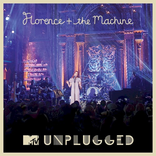 Allmusic album Review : 2011s Ceremonials, which found Florence + the Machine expanding on their already expansive sound, helped to further propel the ghostly Brit into the spotlight, and on MTV Unplugged, shes come full circle, allowing fans a peek into the bombast while providing the aging, acoustic show with a little defibrillation. Its all well and good, with a solid set list that includes favorites from both records along with a pair of oddball covers, but Florence Welchs stadium-sized persona fights for air within the gothic confines of New York Citys historic Angel Orensanz synagogue. You can really feel her holding back on reliable show stoppers like "Dog Days are Over," "Cosmic Love," and "Shake It Out," which is kind of the point for an unplugged session, but Welchs greatest strength is her ability to go from heartbreak to goose bumps without a bead of perspiration, and this well-played, technically sound set suffers a bit for its absence. That said, midtempo tracks like "Only If for a Night," "No Light, No Light," and "What the Water Gave Me," the latter of which finds Welch in full control of the room by the songs second half, are soulful, spooky, and bold, allowing room for both Welch and her machine to strut their stuff without sounding like a murder of caged crows. mtv_unplugged