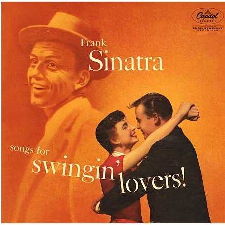 Allmusic album Review : After the ballad-heavy In the Wee Small Hours, Frank Sinatra and Nelson Riddle returned to up-tempo, swing material with Songs for Swingin Lovers!, arguably the vocalists greatest swing set. Like Sinatras previous Capitol albums, Songs for Swingin Lovers! consists of reinterpreted pop standards, ranging from the ten-year-old "You Make Me Feel So Young" to the 20-year-old "Pennies From Heaven" and "Ive Got You Under My Skin." Sinatra is supremely confident throughout the album, singing with authority and joy. That joy is replicated in Riddles arrangements, which manage to rethink these standards in fresh yet reverent ways. Working with a core rhythm section and a full string orchestra, Riddle writes scores that are surprisingly subtle. "Ive Got You Under My Skin," with its breathtaking middle section, is a perfect example of how Sinatra works with the band. Both swing hard, stretching out the rhythms and melodies but never losing sight of the original song. Songs for Swingin Lovers! never loses momentum. The great songs keep coming and the performances are all stellar, resulting in one of Sinatras true classics.