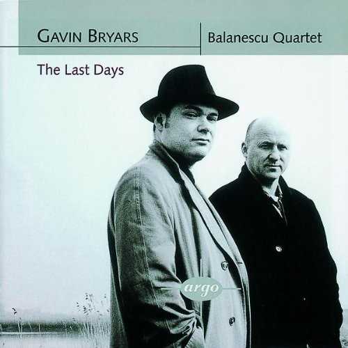 Allmusic album Review : The Last Days consists of the title composition (a piece for two violins) and Bryars "String Quartet No. 1" and "String Quartet No. 2." The first quartet (from 1985), previously recorded by the Arditti Quartet on the ECM release Three Viennese Dances, features sweeping, romantic melodic lines over minimalistically pulsing rhythms. Bryars penchant for moody, melancholy ruminations is in full effect, though the final section, with its retuned strings entering airy harmonic territories, hints at sublime rapture. The basic material in "The Last Days" (1992) doesnt sound too different from the first quartet, though the work is broken into five portions, lending them more the quality of songs, even arias. However, the romantic surge is somewhat sublimated and a stately aura is almost achieved, which robs the music of greater emotional impact. The second string quartet begins where the first left off: in the upper atmosphere. It briefly settles into an enticingly turbulent give and take but soon reenters the general sound areas of the earlier work, replete with plaintive violin lines over those pulsating cellos. Some differences in technique are apparent, including the use of bottleneck slides, but the overall result, while not without its pleasures, seems to tread -- and retread -- too much water. the_last_days