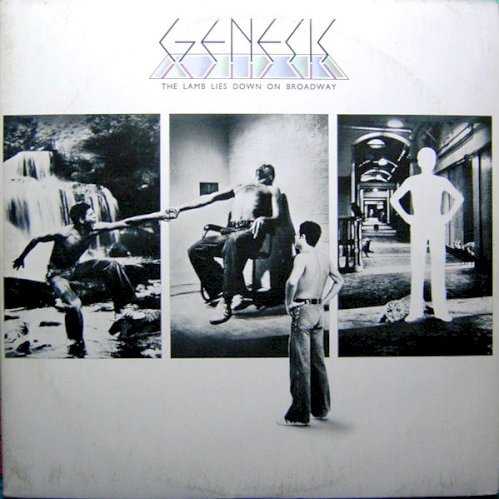Allmusic album Review : Given all the overt literary references of Selling England by the Pound, along with their taste for epic suites such as "Suppers Ready," it was only a matter of time before Genesis attempted a full-fledged concept album, and 1974s The Lamb Lies Down on Broadway was a massive rock opera: the winding, wielding story of a Puerto Rican hustler name Rael making his way in New York City. Peter Gabriel made some tentative moves toward developing this story into a movie with William Friedkin but it never took off, perhaps its just as well; even with the lengthy libretto included with the album, the story never makes sense. But just because the story is rather impenetrable doesnt mean that the album is as well, because it is a forceful, imaginative piece of work that showcases the original Genesis lineup at a peak. Even if the story is rather hard to piece together, the album is set up in a remarkable fashion, with the first LP being devoted to pop-oriented rock songs and the second being largely devoted to instrumentals. This means that The Lamb Lies Down on Broadway contains both Genesis most immediate music to date and its most elliptical. Depending on a listeners taste, they may gravitate toward the first LP with its tight collection of ten rock songs, or the nightmarish landscapes of the second, where Rael descends into darkness and ultimately redemption (or so it would seem), but theres little question that the first album is far more direct than the second and it contains a number of masterpieces, from the opening fanfare of the title song to the surging "In the Cage," from the frightening "Back in NYC" to the soothing conclusion "The Carpet Crawlers." In retrospect, this first LP plays a bit more like the first Gabriel solo album than the final Genesis album, but theres also little question that the band helps form and shape this music (with Brian Eno adding extra coloring on occasion), while Genesis shines as a group shines on the impressionistic second half. In every way, its a considerable, lasting achievement and its little wonder that Peter Gabriel had to leave the band after this record: they had gone as far as they could go together, and could never top this extraordinary album. the_lamb_lies_down_on_broadway