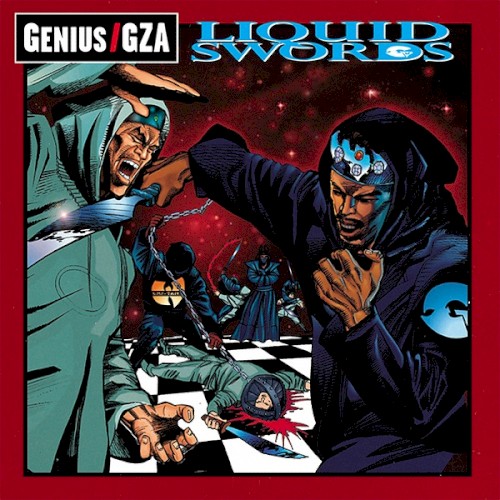 Allmusic album Review : Often acclaimed as the best Wu-Tang solo project of all, Liquid Swords cemented the Genius/GZAs reputation as the best pure lyricist in the group -- and one of the best of the 90s. Rich in allusions and images, his cerebral, easy-flowing rhymes are perhaps the subtlest and most nuanced of any Wu MC, as underscored by his smooth, low-key delivery. The Genius eerie calm is a great match for RZAs atmospheric production, which is tremendously effective in this context; the kung fu dialogue here is among the creepiest hes put on record, and he experiments quite a bit with stranger sounds and more layered tracks. Not only is RZA in top form, but every Clan member makes at least one appearance on the album, making it all the more impressive that Liquid Swords clearly remains the Genius showcase throughout. All of his collaborators shape themselves to his quietly intimidating style, giving Liquid Swords a strongly consistent tone and making it an album that gradually slithers its way under your skin. Mixing gritty story-songs and battle rhymes built on elaborate metaphors (martial arts and chess are two favorites), the Genius brings his lyrical prowess to the forefront of every track, leaving no doubt about how he earned his nickname. Creepily understated tracks like "Liquid Swords," "Cold World," "Investigative Reports," and "I Gotcha Back" are the albums bread and butter, but theres the occasional lighter moment ("Labels" incorporates the names of as many record companies as possible) and spiritual digression ("Basic Instructions Before Leaving Earth"). Overall, though, Liquid Swords is possibly the most unsettling album in the Wu canon (even ahead of Ol Dirty Bastard), and it ranks with Enter the Wu-Tang (36 Chambers) and Raekwons Only Built 4 Cuban Linx as one of the groups undisputed classics. liquid_swords