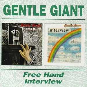 Allmusic album Review : While Gentle Giants personnel remained an incredibly stable unit throughout their Capitol years (1974-1980), there also existed two distinct approaches to their music during that six album stretch -- seven if one includes their live Playing the Fool: The Official Live album. Fortunately, these two releases caught Gentle Giant in their prime as they creatively combined jazz, folk, early music, funk, and rock, creating their unequaled brand of offbeat progressive rock. Marked by intricately timed passages, tight, focused playing and detailed vocal harmonies, these two albums, Interview in particular, also brought to an end their reign as one of the more influential of the non-mainstream British progressive bands. The Missing Piece in 1977 would see them shift to a more basic, radio-friendly sound that, in inimitable late-70s fashion, both disappointed their devoted fans and failed to garner wider commercial appeal. In retrospect Interview was viewed by the band as a hasty effort in which it failed to progress. But, from a fans standpoint, it was a godsend, as it gave them one more album to cherish before the 180-degree shift took place in 1977. An added bonus to this release is a six-page, detailed account of these two albums chronicling both the recording process and aftermath, including quotes by band members Ray Shulman and Derek Shulman. free_hand_interview