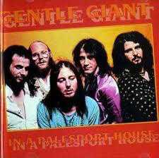 Allmusic album Review : In a Palesport House is the second release from Glass House, a label issuing official versions of the best Gentle Giant bootleg recordings. Most material on this one comes from a show in Torino, Italy, early in the In a Glass House tour of January 1973. The set includes material from all albums up to the bands 1973 opus. The beginning of "The Runaway" (the glass section and the first notes) is missing from the master tapes. "Way of Life" gets a nice treatment but the vocals are often offkey. "Funny Ways" is yet another version of that song, the most frequently performed by the band. "Knots" is as evil as can be. "The Advent of Panurge" starts off nicely, but the middle section is missing; an abrupt edit concludes a minute or so of serious imperfections in the master and skips to the middle of the recorder quartet. The most valuable part of the CD is "Nothing at All," downright sleazy when Derek Shulman hits the heavy part. It includes a drum solo. "Plain Truth" features a violin solo but a long section in the middle has been edited out; it fades out during the last verse and there are serious problems with the PA system when the violin enters. The version found on Live Rome 1974 is better. The last two tracks are taken from a television broadcast. Except where edits and defects in the master tape occur, the sound quality is pretty good with a decent mix (some of the instruments used by Gentle Giant were quite nightmarish to mike). This CD is interesting for the dedicated fan, since "Way of Life," "Nothing at All," and "Plain Truth" dont appear on Playing the Fool, the bands only "real" live album. in_a_palesport_house