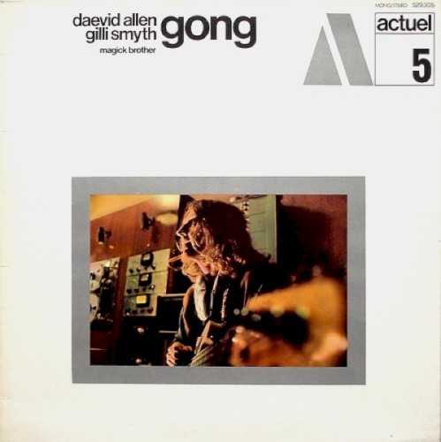 Allmusic album Review : In 1970, the world got its first taste of the original pothead pixie, Daevid Allens Gong, as Magick Brother was released in France on the BYG label. Allens wife, Gilli Smyth, penned all the tunes on the album, and Allens now-classic "Ph.P." drawing style graces the inside of the gatefold. Leaning a little toward the pop end of the spectrum, Magick Brother is a fairly light album, devoid of the blatant psychedelic/hippie qualities which shine through so brilliantly on the later Camembert Electrique. Smyths "space whispering" makes its debut on the opening track, though the album is not as spacy as it is ethereal. "Gong Song" is a highlight, with lyrics describing a pothead pixie who came down from the planet Gong to sing his green song -- the roots of the Gong myth. Allens guitar sound is a bit flat and hollow throughout the project, dynamics taking a back seat in most of these recordings. He relies on distortion and various guitar augmentations, but this all works quite well in the context of the collective sound. Much of the vocal harmonizing on the album is typical of many 60s pop troupes and sounds fairly dated today. Didier Malherbes sax and flute playing spices up this mostly pop-oriented prog rock outing, helping to make this a cut above the radio norm. Although this is an interesting release, especially for its status as the first Gong project, it is not typical Gong and is not recommended as a starting point for sampling the bands recordings. magick_brother