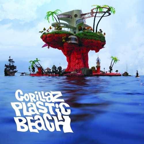Allmusic album Review : Gorillaz began as a lark but turned serious once it became Damon Albarn’s primary creative outlet following the slow dissolve of Blur. Delivered five years after the delicate whimsical melancholy of 2005’s Demon Days, Plastic Beach is an explicit sequel to its predecessor, its story line roughly picking up in the dystopian future where the last album left off, its music offering a grand, big-budget expansion of Demon Days, spinning off its cameo-crammed blueprint. Traces of Albarn’s Monkey opera can be heard, particularly in the hypnotic Mideastern pulse of “White Flag,” but Damon’s painstaking pancultural pop junk-mining no longer surprises -- when hip-hop juts up against Brit-pop, it’s expected -- yet it still has the capacity to delight no matter which direction the Gorillaz may swing. Lou Reed’s crotchety croak on “Some Kind of Nature” has the same kind of gravitational pull as Mos Def leading the Hypnotic Brass Ensemble through the intensely circling “Sweepstakes,” while the group reaches new heights of sparkling pop on “Superfast Jellyfish,” aided by the return of De La Soul -- the rappers who propelled “Feel Good Inc.” -- and an appearance from Gruff Rhys, the Super Furry Animals frontman who is an ideal fit for Gorillaz (possibly because SFA’s genre-bending pop and Pete Fowler artwork clearly paved the way for Albarn and Jamie Hewlett’s collaboration). A common thread among all these tracks is that they find Albarn ceding the spotlight to his fellow musicians, preferring to be the puppetmaster behind the curtain, and Plastic Beach works best when he’s the composer and producer, finding hidden strengths within his guests -- having Mick Jones and Paul Simonon for the elastic title track, coaxing some powerful performances out of Bobby Womack -- but often when Albarn takes center stage his laconic drawl lets the air out of the balloon. Curiously, much of this arrives toward the beginning of the album, the record gaining momentum as it unspools, working toward its climax, but the overall album accentuates moody texture over pop hooks. This emphasis means Plastic Beach is the first Gorillaz album to play like a soundtrack to a cartoon -- which isn’t entirely a bad thing, because as Albarn grows as a composer, he’s a master of subtly shifting moods and intricately threaded allusions, often creating richly detailed collages that are miniature marvels. Ironically, these individual pieces don’t add up to an overall masterpiece, possibly because the narrative is convoluted and strained, getting in the way of the pure musical flow, but also because it’s hard not to shake the feeling that this is a transitional effort, pointing toward a day when Damon Albarn will feel no need to front a band, not even in a cartoon guise. plastic_beach