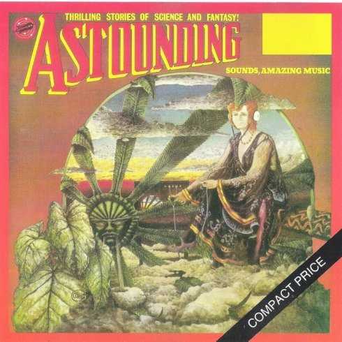 Allmusic album Review : Hawkwind was at a difficult transitional point in 1976 when the band recorded Astounding Sounds, Amazing Music. Bassist Lemmy Kilmister had been fired after a drug bust the year before, and the band had been forced to scramble for a replacement, eventually hiring ex-Pink Fairies member Paul Rudolph. Whats more, the band had just released a series of successful, landmark proto-heavy metal albums with Kilmister, and the pressure to follow them up was sizable. It was fairly predictable, then, that Astounding Sounds was significantly lighter and less focused than previous records. Unfortunately, that also meant it was less interesting as well. Most of the album consists of moderately forceful hard rock, dense by most standards but nowhere near as corrosive as earlier Hawkwind albums. "Kerb Crawler," frontman Dave Brocks ode to his car, is a rollicking party tune, and the closing instrumental, "Chronoglide Skyway," is a lush, beautiful epic, but these are the only standouts. The remaining tracks are pleasant enough, but tend to blend into one another. Lyrically, the album is far quirkier, thanks to wordsmith Bob Calverts idiosyncrasies. Whether saluting a certain cash crop in "Reefer Madness" or claiming to be a werewolf in "Steppenwolf," Calvert tries hard to keep the album alive. Unfortunately, the music lacks the necessary punch to make these songs more than mildly amusing. Astounding Sounds is a nice complement to the early, groundbreaking Hawkwind oeuvre, but its not essential. astounding_sounds_amazing_music