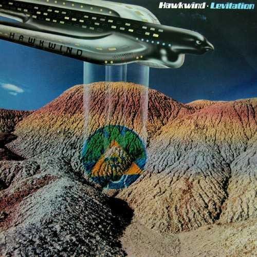 Allmusic album Review : An excellent album that thoroughly dismisses any fears that recent personnel upheavals might have damaged Hawkwind in the slightest. Recorded with veteran drummer Ginger Baker as an absolutely astonishing replacement for the departing Simon King and with Huw Lloyd Langton clearly reveling in the guitar hero status accorded by the watching ranks of the New Wave of British Heavy Metal, Levitation captures Hawkwind at their most confident and brash. Certainly the mighty "Whos Gonna Win the War" has few peers within even the classic lineups vocabulary, with its drift out of Tim Blakes brief but beautiful "Prelude," a transition to be proud of. Feeling ever so slightly churlish, one could point to the absence of Robert Calvert and Nik Turner as a decisive blow in the songwriting departure -- there is certainly a hint of style over substance hanging around a few of the lesser numbers ("Space Chase," "World of Tiers," "5th Second of Forever"). But the relentless crunch that occasionally deputizes for melody has excitement of its own, especially when paired with a Baker/Harvey Bainbridge rhythm section that simply doesnt know when to quit. Just missing the U.K. Top 20 upon release in November 1980, Levitation has since fallen into a degree of disrepute on account of its contents ubiquity in the world of less than stellar Hawkwind compilations. Return to the original disc, however, and that reputation is certainly not deserved. levitation
