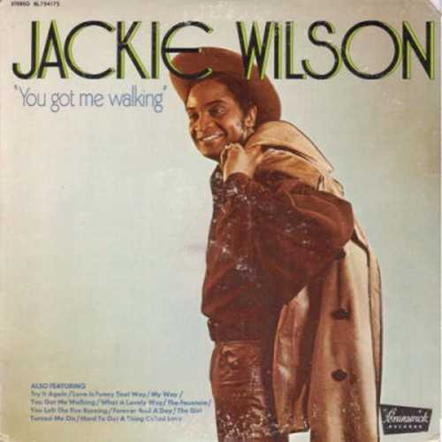 Allmusic album Review : Produced by Chicago soul producer Carl Davis, You Got Me Walking was one of Jackie Wilsons best albums. As usual with Davis/Wilson collaborations, Motowns studio band the Funk Brothers were on hand to lay down their tight grooves. Written by the Chi-Lites Eugene Record, the funky, loping single "You Got Me Walking" strutted up to number 22 R&B; on Billboards charts in early 1972. An earlier single, the tender "Love Is Funny That Way," charted in late 1971. Wilsons gospel roots are on full display on Records rollicking, honking "The Fountain." Other standouts are the majestic "Forever and a Day," the swinging, brassy "Hard to Get a Thing Called Love," and the charting single "The Girl Turned Me On." you_got_me_walking