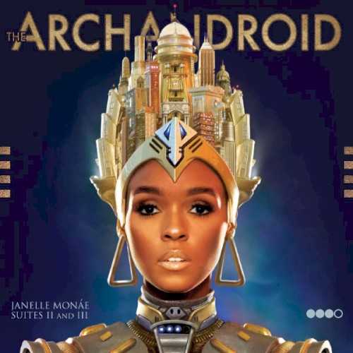 Allmusic album Review : Any misgivings about Janelle Monáes Bad Boy deal are nullified by the briefest contact with this, an extravagant 70-minute album involving more imagination, conceptual detail, and stylistic turnabouts than most gatefold prog rock epics. Credit Bad Boys Diddy for allowing Monáe to fully explore the singularity on display through Metropolis, Suite I: The Chase, and work with her Wondaland crew on a bigger budget. The ArchAndroid not only picks up where The Chase let off, but contains both the second and third Metropolis suites in one shot with no discernible “let’s make some hits now” intervention. The packaging alone -- the elaborate crown, the inspiration listed beside each song, etc. -- provides much to process. Liner notes from the vice-chancellor of the arts asylum at the Palace of the Dogs, Monáe’s residence, outline the (possible) situation fleshed out in the songs. In short, Monáe was genoraped in the 28th century, sent back to the 21st century, and had her organic compounds cloned and re-purposed for the existence of ArchAndroid Cindi Mayweather, whose directive is to liberate Metropolis from a secret society of oppressors. Understanding all this stuff enhances the enjoyment of the album, but it is not required. A few tracks merely push the album along, and a gaudy Of Montreal collaboration is disruptive, but there are numerous highlights that are vastly dissimilar from one another. “Tightrope,” the biggest standout, is funky soul, all locomotive percussion and lyrical prancing to match: “I tip on alligators, and little rattlesnakers/But I’m another flavor, something like a Terminator.” Just beneath that is the burbling synth pop of “Wondaland,” as playful and rhythmically juicy as Tom Tom Club (“So inspired, you touch my wires”); the haunted space-folk of “57821” (titled after Monáe’s patient number); and the conjoined “Faster” and “Locked Inside,” packing bristling energy with a new-wave bounce that morphs into a churning type of desperation worthy of Michael Jackson. Monáe might not have much appeal beyond musical theater geeks, sci-fi nerds, and those who like their genres crossed-up, but no one can deny that very few are on her creative level. She can sing, sang, and scream like hell, too. the_archandroid