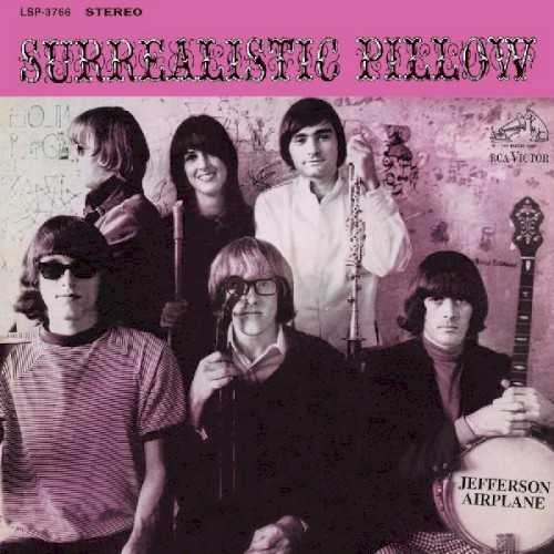 Allmusic album Review : The second album by Jefferson Airplane, Surrealistic Pillow was a groundbreaking piece of folk-rock-based psychedelia, and it hit like a shot heard round the world; where the later efforts from bands like the Grateful Dead, Quicksilver Messenger Service, and especially, the Charlatans, were initially not too much more than cult successes, Surrealistic Pillow rode the pop charts for most of 1967, soaring into that rarefied Top Five region occupied by the likes of the Beatles, the Rolling Stones, and so on, to which few American rock acts apart from the Byrds had been able to lay claim since 1964. And decades later the album still comes off as strong as any of those artists best work. From the Top Ten singles "White Rabbit" and "Somebody to Love" to the sublime "Embryonic Journey," the sensibilities are fierce, the material manages to be both melodic and complex (and it rocks, too), and the performances, sparked by new member Grace Slick on most of the lead vocals, are inspired, helped along by Jerry Garcia (serving as spiritual and musical advisor and sometimes guitarist). Every song is a perfectly cut diamond, too perfect in the eyes of the bandmembers, who felt that following the direction of producer Rick Jarrard and working within three- and four-minute running times, and delivering carefully sung accompaniments and succinct solos, resulted in a record that didnt represent their real sound. Regardless, they did wonderful things with the music within that framework, and the only pity is that RCA didnt record for official release any of the groups shows from the same era, when this material made up the bulk of their repertory. That way the live versions, with the bands creativity unrestricted, could be compared and contrasted with the record. The songwriting was spread around between Marty Balin, Slick, Paul Kantner, and Jorma Kaukonen, and Slick and Balin (who never had a prettier song than "Today," which hed actually written for Tony Bennett) shared the vocals; the whole album was resplendent in a happy balance of all of these creative elements, before excessive experimentation (musical and chemical) began affecting the bands ability to do a straightforward song. The group never made a better album, and few artists from the era ever did. surrealistic_pillow