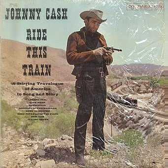 Allmusic album Review : Ride This Train was the first explicit Americana concept album that Johnny Cash recorded. As the title implies, the album is about railroads, how they developed, and how they changed the land. Apart from a couple of songs, Ride This Train isnt comprised of traditional folk ballads -- they are songs that tell the history of trains and rails, offering an educational lesson. Cash expounds on the songs with brief spoken narratives. Though it is hard to fault Cashs intentions, the songs arent very good (although "The Shifting Whispering Sands" is a standout) and the history is a bit simplistic and silly. On the whole, Ride This Train sounds as if it were of a piece with the Walt Disney educational features produced at the same time, and like those films, it is more interesting as an historical artifact than a piece of art. ride_this_train