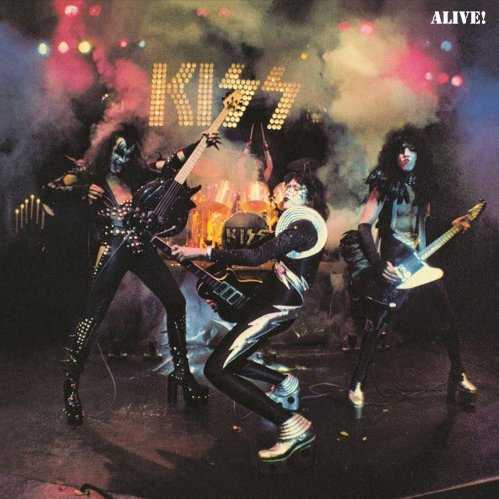 Allmusic album Review : Alive! was the album that catapulted Kiss from cult attraction to mega-superstars. It was their first Top Ten album, remaining on the charts for 110 weeks. Culled from shows in Detroit, New Jersey, Iowa, and Cleveland on the Dressed to Kill tour, the record features producer Eddie Kramer doing a masterful job of capturing the bands live performance on record. The bands youthful energy is contagious, and with positively electric versions of their best early material, its no mystery why Alive! is widely regarded as one of the greatest live hard rock recordings of all time. "Rock and Roll All Nite" became a Top 20 smash and was the main reason for the albums success, but there are many other tracks that are just as strong -- "Deuce," "Strutter," "Firehouse," "Parasite," "She," "100,000 Years," "Black Diamond," and "Cold Gin" all shine in a live setting. Although theres been some speculation of extensive overdubbing to correct mistakes, Alive! remains Kiss greatest album ever. An essential addition to any rock collection. alive