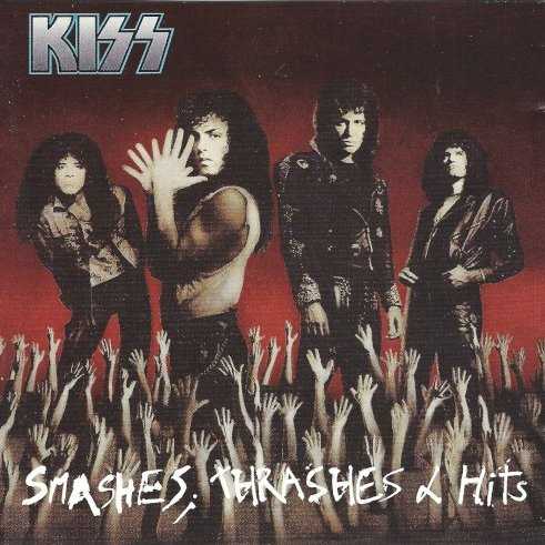Allmusic album Review : Smashes, Thrashes & Hits is a compilation of Kisss greatest hits from their 80s career. Since there werent enough chart-toppers from that period to fill an entire album, however, 70s classics from their more theatrical days are also included, such as "Love Gun," "Shout It Out Loud," and "Rock and Roll All Nite." (Peter Criss power ballad, "Beth," is also featured on the album, but is a re-recorded version with then-drummer Eric Carr on vocals.) This combination of classic power rock and pop-metal is what makes the record entertaining, and the albums two new tracks, "Lets Put the X in Sex" and "(You Make Me) Rock Hard," continue to display Kiss interesting melodies. Although necessary only to the avid Kiss fan, Smashes, Thrashes & Hits is an acceptable compilation and is another good introduction to the band. smashes_thrashes_hits