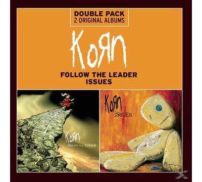 Allmusic album Review : This 2013 collection pairs two of Korns most popular albums -- 1998s Follow the Leader (which contains their signature "Freak on a Leash") and its 1999 sequel Issues -- as an affordable double-disc set. follow_the_leader_issues