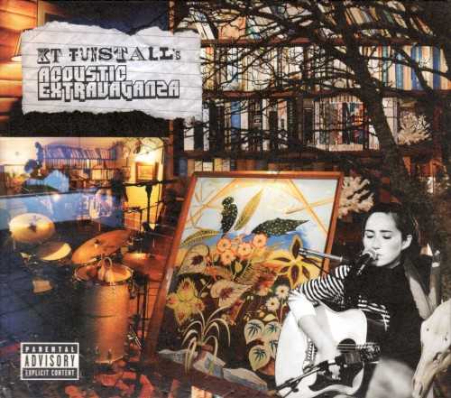 Allmusic album Review : The very worst that can be said about Acoustic Extravaganza is that it is a stopgap between Eye to the Telescope, which was actually released in the U.K. in late 2005, and whatever comes next. Recorded after a relentless touring schedule, the tracks here were done in a small, remote Scottish studio with KT Tunstalls band. The set includes acoustic versions of "Universe & U" and "Miniature Disasters" from the album, and a few cuts, such as "Girl & the Ghost," "Throw Me a Rope," and "One Day," which were employed as B-sides for singles. Theres also a fine -- no, nearly stunning -- cover of Becks "Golden Age," which could have been recorded for a Ronnie Lane solo album. The rest, such as the countrified "Ashes" with its bold lyrics, the bluesy ballad "Boo Hoo," the pastoral folk-country of "Gone to the Dogs," and the minor key shimmering snapshot "Change" are all first-rate. The relaxed feel of the album is, in its way, a different side of the coin from Eye to the Telescope. Without all the production and gloss, Tunstall is still smooth, and tough at the same time. The DVD that comes along with this set contains a documentary on the making of the album -- this one -- videos for "Gone to the Dogs," "Throw Me a Rope," and a little ditty called the "Wee Bastard Pedal." There are also a slew of photos and outtakes. In other words, this is not a simple capitalistic attempt to part you from your hard-earned cash, but more the artist reaching out to fans she didnt even know she had a year ago, and offering something intimate, gentle, fun, and worthy to make the wait easier. Remember: shes as eager to keep you as you are restless for the next installment. If anything, this little "in process" package reveals the fact that -- in the over-saturated American pop culture market -- Eye to the Telescope was no fluke. Tunstalls the real artifact. acoustic_extravaganza