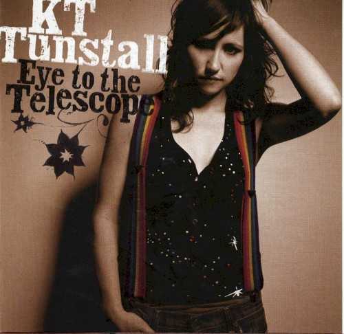 Allmusic album Review : Perhaps its inevitable that K.T. Tunstalls Eye to the Telescope will draw initial comparisons to Dido, since theyre both female adult alternative singer/songwriters who bear a certain similarity in their vocal timbres. But as Tunstalls debut starts to unfold, those superficial connections fall away, as she reveals herself to be a soulful vocalist, a restless musician, and a serious songwriter. At times, she may be on the verge of being a little too serious, as her songs are tightly wound and earnest, two qualities that can seem slightly stuffy when her production has a glossy veneer, as it does on opening songs of the album. These cuts, while accomplished and enjoyable, paint Tunstall as a good but ordinary songwriter, halfway between Didos elegantly sleepy soundscapes and Sheryl Crows tuneful craft, which is an inaccurate impression, as the album quickly proves. About a third of the way in, the album kicks into gear and Tunstall is revealed as a kindred spirit of such eccentric contemporaries as Fiona Apple and Nelly Furtado. Shes more straightforward than either Apple or Furtado, partially due to the albums overly slick production, but also in her sober, uncluttered songwriting, yet her musical instincts, along with her impassioned vocals, edge her out of the mainstream. Slower songs like "False Alarm" arent sleepy; they have the lazy, jazzy undercurrents of Jeff Buckley and Radiohead, while faster cuts like the single "Black Horse and the Cherry Tree" or "Suddenly I See" have an urgency that makes them compelling, despite the shiny production. But that production is the only drawback on Eye to the Telescope -- it certainly sounds good, it certainly sounds professional, but it may keep some listeners at a distance, since it requires that they look hard to find the unique songwriter beneath the glistening surface. And if they spend the time to really hear whats going on in Eye to the Telescope, theyll find a promising, satisfying debut. eye_to_the_telescope
