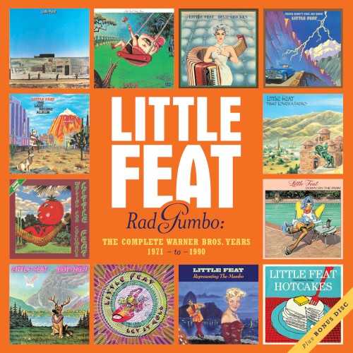 Allmusic album Review : Little Feat were on Warner Bros Records from 1971s Little Feat through 1990s Representing the Mambo, but for a full decade of those 20 years, the band was inactive. Nevertheless, the records rounded up here -- which include the eight albums Lowell George recorded with the band (the seminal 1978 live album Waiting for Columbus is present in its 2002 expansion), plus the 1981 compilation Hoy Hoy! and the two comeback albums, 1988s Let It Roll and Representing the Mambo; an edited version of the rarities disc from 2000s Hotcakes & Outtakes box is nicely included (the earliest songs have been excised) -- represent the groups core catalog. Theyd continue to record into the new millennium -- 2012s Rooster Rag is quite good -- but these albums have the songs and sensibility that built their legacy, which does include their remarkably successful return in 1988. All the albums are presented as mini-LPs and the set is affordable, making this a very appealing bargain for all kinds of Feat fanatics.