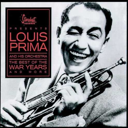 Allmusic album Review : While it would have been more preferable for Stardust to issue the complete V-Disc sessions of Louis Prima & His Orchestra, this 23-track selection of his recordings between 1944 and 1950 is pretty tight and presented expertly for a decent price. The bands Prima kept during the war years were remarkably consistent in personnel (Leon, Louis brother, was the other trumpet player in the band), with very few changes. Here are V-disc versions of the bands singles -- tough, rowdy, and swinging versions of "Robin Hood," "Just a Gigolo," "I Dont Care if the Sun Dont Shine," "Angelina," "Felecia No Capecia," and "A Sunday Kind of Love" are juxtaposed against racier tunes such as "Please No Squeeza da Banana" and flat-out jump tracks like "Brooklyn Boogie." In addition to the early band tracks, Stardust has included the first performances with vocalists Lily Ann Carol from 1946 and Keely Smith from 1950. The version of "Buona Sera" that closes the set is easily the most beautiful version Prima ever recorded. No doubt most Prima fans already have this material, but for those just getting on the bandwagon, this is a great introduction to his music outside the Capitol period. best_of_the_war_years