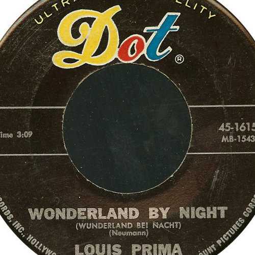 Allmusic album Review : Wonderland By Night is a far cry from the boisterous, good-time Italian swing of Louis Primas popular Capitol recordings. This sequel to Primas 1960 album, Pretty Music: Prima Style, is comprised of orchestral pop instrumentals, some of which incorporate a wordless vocal chorus. Nighttime is the theme of the album, with Primas trumpet out in front to carry the melody. Primas copycat version of the title track competed on the charts with Bert Kaempferts original, but Kaempfert enjoyed substantially greater success. Wonderland By Night is a fine, atmospheric album that sets an evening mood any time of the day, but is completely unlike the music for which Prima is best known. wonderland_by_night