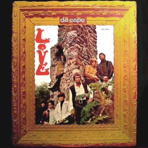 Allmusic album Review : Love broadened their scope into psychedelia on their sophomore effort, Arthur Lees achingly melodic songwriting gifts reaching full flower. The six songs that comprised the first side of this album when it was first issued are a truly classic body of work, highlighted by the atomic blast of pre-punk rock "Seven & Seven Is" (their only hit single), the manic jazz tempos of "Stephanie Knows Who," and the enchanting "She Comes in Colors," perhaps Lees best composition (and reportedly the inspiration for the Rolling Stones "Shes a Rainbow"). Its only half a great album, though; the seventh and final track, "Revelation," is a tedious 19-minute jam that keeps Da Capo from attaining truly classic status. da_capo